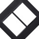 Placa Pial Plus+ Preta 4X4 (3+3 Horizontal) 618516Pt Placa Pial Plus+ Preta 4X4 (3+3 Horizontal) 618516Pt