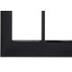 Placa Pial Plus+ Preta 4X4 (3+3 Horizontal) 618516Pt Placa Pial Plus+ Preta 4X4 (3+3 Horizontal) 618516Pt