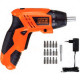 Parafusadeira Black & Decker Bateria 4.8V Com Led Com 2 Posicoes 16Ac Kc4815B-Br Parafusadeira Black & Decker Bateria 4.8V Com Led Com 2 Posicoes 16Ac Kc4815B-Br