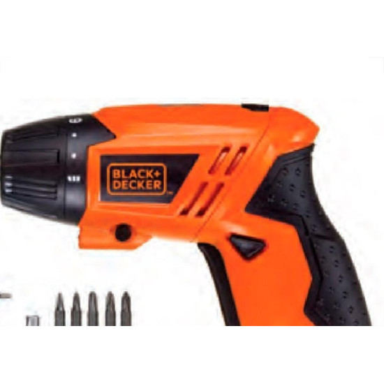 Parafusadeira Black & Decker Bateria 4.8V Com Led Com 2 Posicoes 16Ac Kc4815B-Br Parafusadeira Black & Decker Bateria 4.8V Com Led Com 2 Posicoes 16Ac Kc4815B-Br