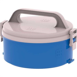 Marmita Termica Tekcor Com Presilha Sem Divisao 1,5L Azul 09003.1289.05