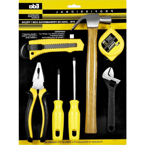Kit Ferramenta Eda Blister Com 07Pecas 9Yb Kit Ferramenta Eda Blister Com 07Pecas 9Yb