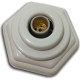 Plafonier Pvc Elite Branco Sextavado Soquete Porcelana 693 Plafonier Pvc Elite Branco Sextavado Soquete Porcelana 693