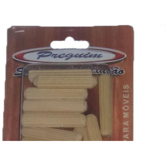 Cartela Cavilha Preguim 8X40Mm Com 15Pecas - Kit C/10