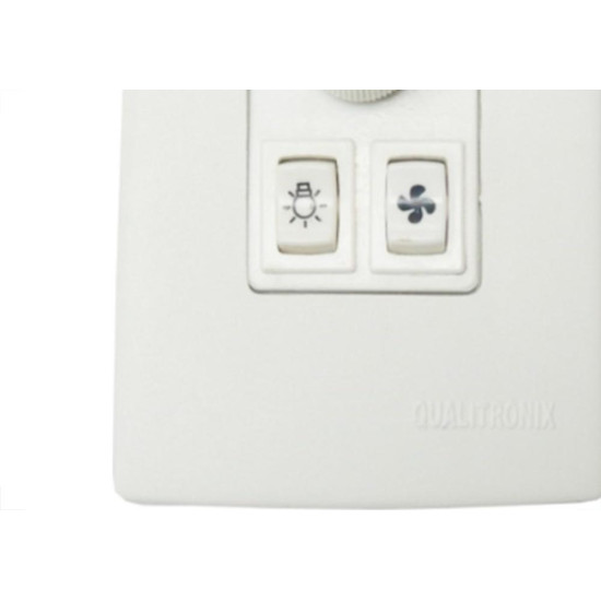 Controle Ventilador Qualitronix Luz+Reversor 1Lampada Qv371