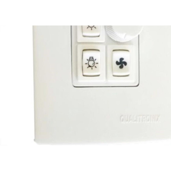 Kit C/2 - Controle Ventilador Qualitronix Luz+Reversor 2L...