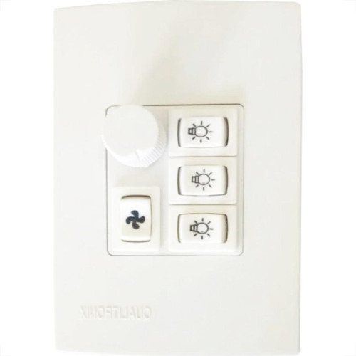 Kit C/3 - Controle Ventilador Qualitronix Luz+Reversor 3L...