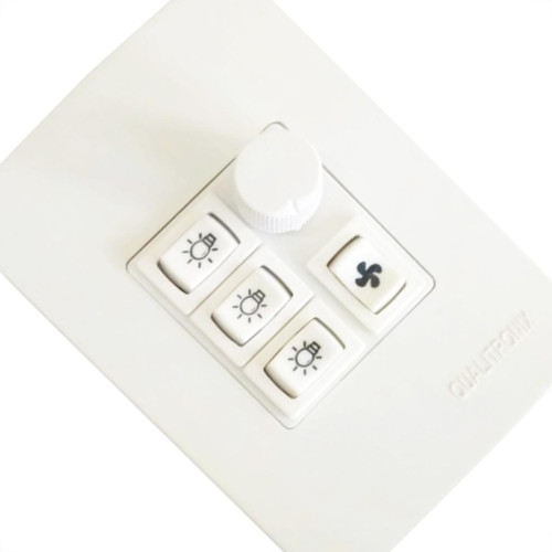 Kit C/3 - Controle Ventilador Qualitronix Luz+Reversor 3L...