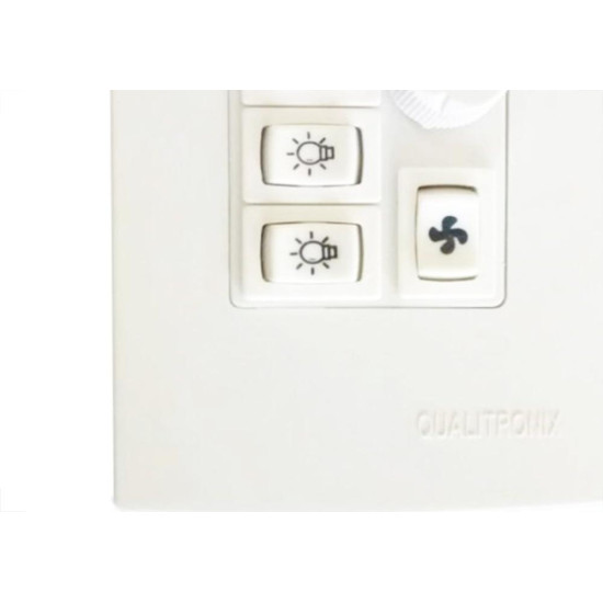 Kit C/3 - Controle Ventilador Qualitronix Luz+Reversor 3L...