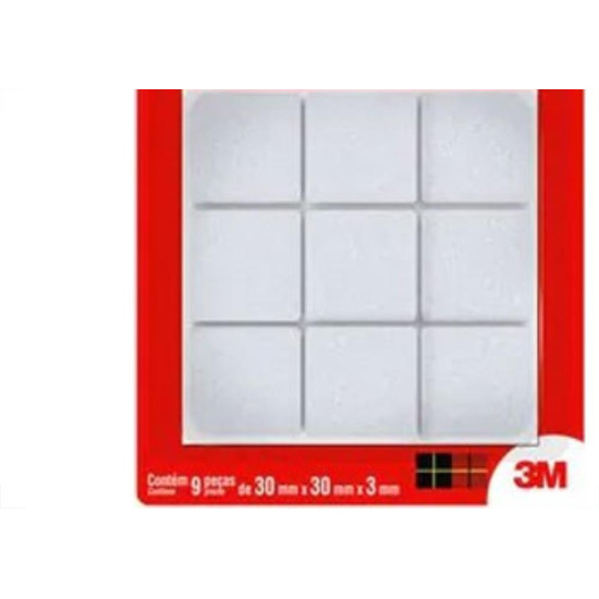 Feltro Auto-Adesivo 3M Branco Quadrado G 09Pecas Fp-064 Hb004262588 Feltro Auto-Adesivo 3M Branco Quadrado G 09Pecas Fp-064 Hb004262588