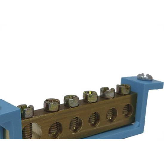 Barramento Neutro Steck 06 Terminais Sbn6 Sbn6