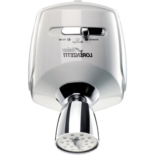 Ducha Lorenzetti Relax Lux Branca/Cromada 3T 127V 5500W Ducha Lorenzetti Relax Lux Branca/Cromada 3T 127V 5500W