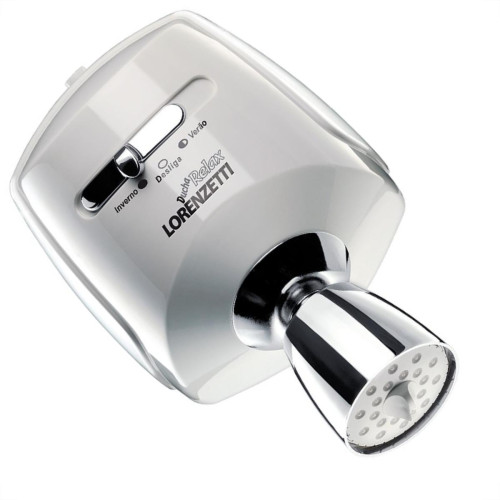 Ducha Lorenzetti Relax Lux Branca/Cromada 3T 127V 5500W Ducha Lorenzetti Relax Lux Branca/Cromada 3T 127V 5500W