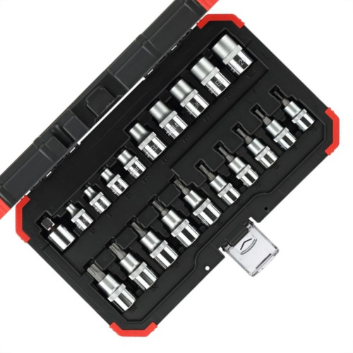 Soquete Gedore Red Torx E6 A E20 T10 A T55 20Pecas 289779 Soquete Gedore Red Torx E6 A E20 T10 A T55 20Pecas 289779
