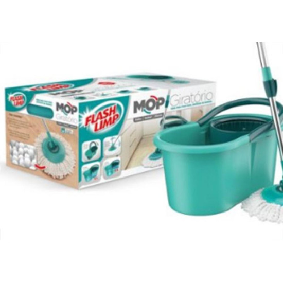 Rodo Mop Flashlimp Giratorio Com Balde Mop8209-Va Rodo Mop Flashlimp Giratorio Com Balde Mop8209-Va