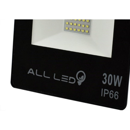 Refletor Led All Led Ip66 30W 2700Lm 6000K R30Wbf