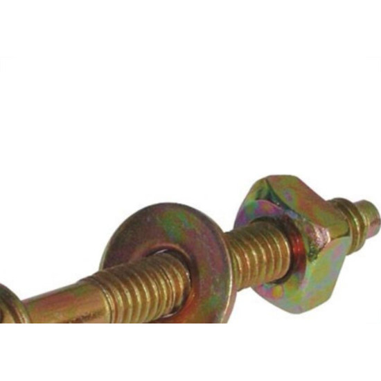 Parafuso Cama Bicro Com Furo 5/16X 90Mm% 6993 - 1 Cento Parafuso Cama Bicro Com Furo 5/16X 90Mm% 6993 - 1 Cento
