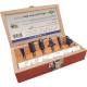 Fresa P/Tupia Brasfort Kit Com 06 Pecas 7893 Fresa P/Tupia Brasfort Kit Com 06 Pecas 7893