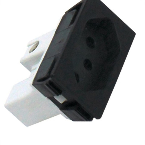 Tomada Painel Steck Garra Plastica Com Borne 10A S8620 Tomada Painel Steck Garra Plastica Com Borne 10A S8620