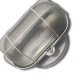 Kit C/2 - Luminaria Tartaruga Chapa Elite Branca Com Vidr... Kit C/2 - Luminaria Tartaruga Chapa Elite Branca Com Vidr...