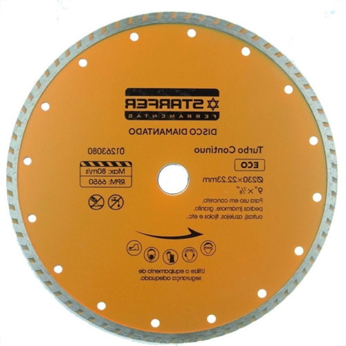 Disco Diamantado Starfer Eco Turbo 230Mm Seco/Agua Disco Diamantado Starfer Eco Turbo 230Mm Seco/Agua