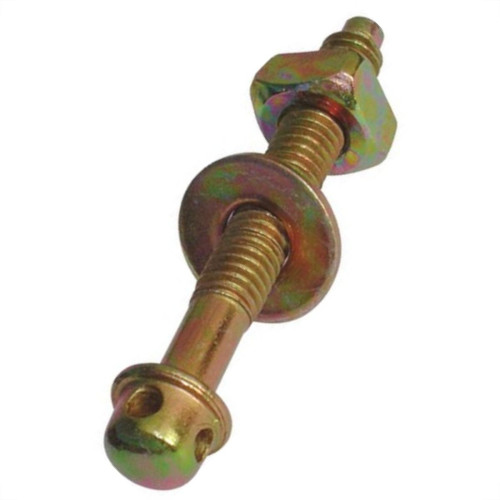 Parafuso Cama Bicro Com Furo 5/16X100Mm% 7044 - 1 Cento Parafuso Cama Bicro Com Furo 5/16X100Mm% 7044 - 1 Cento