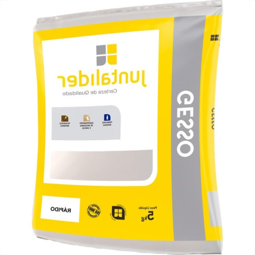 Gesso Rapido Juntalider 5Kg - Kit C/6