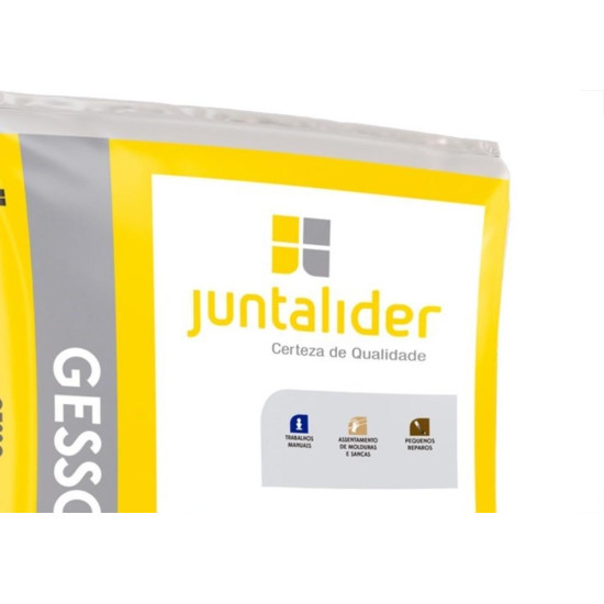 Gesso Rapido Juntalider 5Kg - Kit C/6
