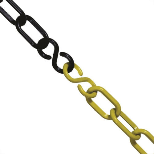 Corrente Pvc Juntalider 08X 3,9M Amarela/Preta Corrente Pvc Juntalider 08X 3,9M Amarela/Preta