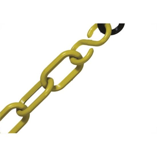 Corrente Pvc Juntalider 08X 3,9M Amarela/Preta Corrente Pvc Juntalider 08X 3,9M Amarela/Preta