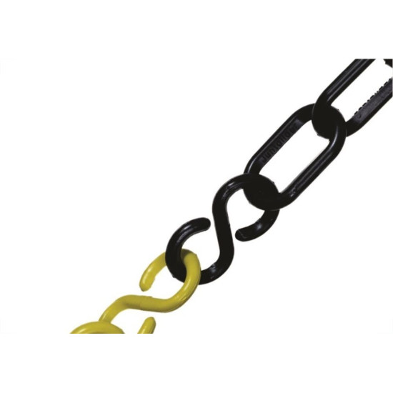 Corrente Pvc Juntalider 08X 3,9M Amarela/Preta Corrente Pvc Juntalider 08X 3,9M Amarela/Preta