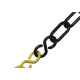 Corrente Pvc Juntalider 08X 3,9M Amarela/Preta Corrente Pvc Juntalider 08X 3,9M Amarela/Preta