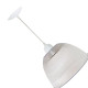 Luminaria Prismatica Bezelux 12'' Com Pendente Branco E27 Bz12Br Luminaria Prismatica Bezelux 12'' Com Pendente Branco E27 Bz12Br