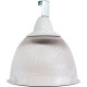 Luminaria Prismatica Bezelux 22'' Com Gancho Branco E27 Bzg22Br2 Luminaria Prismatica Bezelux 22'' Com Gancho Branco E27 Bzg22Br2