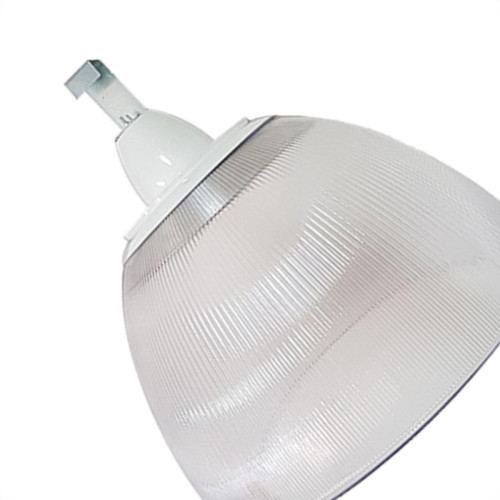 Luminaria Prismatica Bezelux 22'' Com Gancho Branco E40 Bzg22Br4 Luminaria Prismatica Bezelux 22'' Com Gancho Branco E40 Bzg22Br4