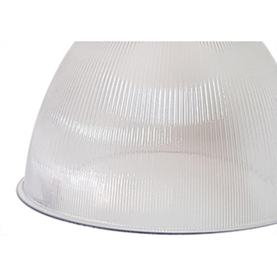 Luminaria Prismatica Bezelux 22'' Com Gancho Branco E40 Bzg22Br4 Luminaria Prismatica Bezelux 22'' Com Gancho Branco E40 Bzg22Br4