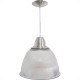 Luminaria Prismatica Bezelux 16'' Com Pendente Escovado Reforcado E27 Bzsf16Ec2 Luminaria Prismatica Bezelux 16'' Com Pendente Escovado Reforcado E27 Bzsf16Ec2