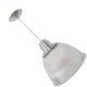Luminaria Prismatica Bezelux 16'' Com Pendente Escovado Reforcado E27 Bzsf16Ec2 Luminaria Prismatica Bezelux 16'' Com Pendente Escovado Reforcado E27 Bzsf16Ec2