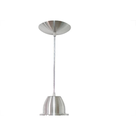 Luminaria Prismatica Bezelux 16'' Com Pendente Escovado Reforcado E27 Bzsf16Ec2 Luminaria Prismatica Bezelux 16'' Com Pendente Escovado Reforcado E27 Bzsf16Ec2