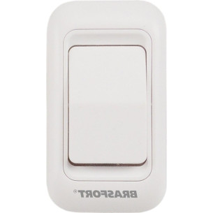 Botao P/Campainha Brasfort S/Fio Pilha Branco 7892