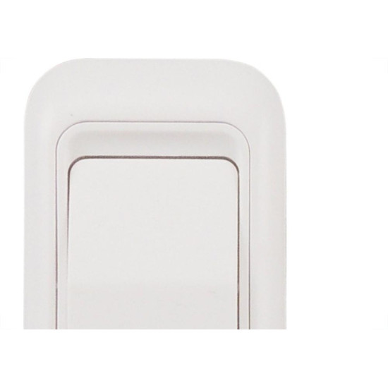 Botao P/Campainha Brasfort S/Fio Pilha Branco 7892 Botao P/Campainha Brasfort S/Fio Pilha Branco 7892