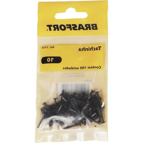 Cartela Tachinha Brasfort 10 Com 100 Pecas 7723 Cartela Tachinha Brasfort 10 Com 100 Pecas 7723