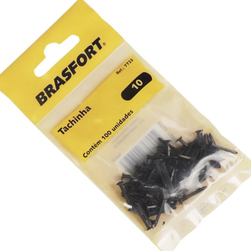 Cartela Tachinha Brasfort 10 Com 100 Pecas 7723 Cartela Tachinha Brasfort 10 Com 100 Pecas 7723