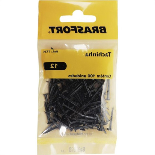 Cartela Tachinha Brasfort 12 Com 100 Pecas 7724 Cartela Tachinha Brasfort 12 Com 100 Pecas 7724