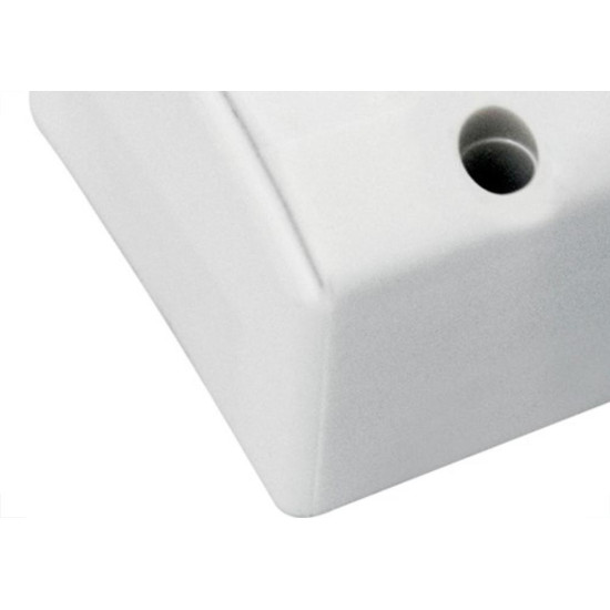 Tomada Externa Perlex 2 Polos +Terra 10A Retangular Branca 711Brc/10 - Kit C/10 Tomada Externa Perlex 2 Polos +Terra 10A Retangular Branca 711Brc/10 - Kit C/10