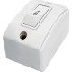 Interruptor Externo Perlex Retangular 1 Campainha Branca 175Brc/10 - Kit C/10 Interruptor Externo Perlex Retangular 1 Campainha Branca 175Brc/10 - Kit C/10