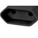 Pino Femea 2 Polos Perlex Reforcado Preto 1042Prc/10 - Kit C/10 