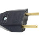 Pino Macho 2 Polos Perlex Macico 10A Preto 1041Prc/10 - Kit C/10 Pino Macho 2 Polos Perlex Macico 10A Preto 1041Prc/10 - Kit C/10