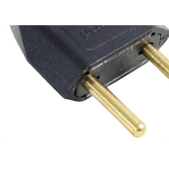 Pino Macho 2 Polos Perlex Macico 10A Preto 1041Prc/10 - Kit C/10 Pino Macho 2 Polos Perlex Macico 10A Preto 1041Prc/10 - Kit C/10