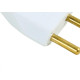 Pino Macho 2 Polos Perlex Macico 20A Branco 1046Brc/10 - Kit C/10 Pino Macho 2 Polos Perlex Macico 20A Branco 1046Brc/10 - Kit C/10